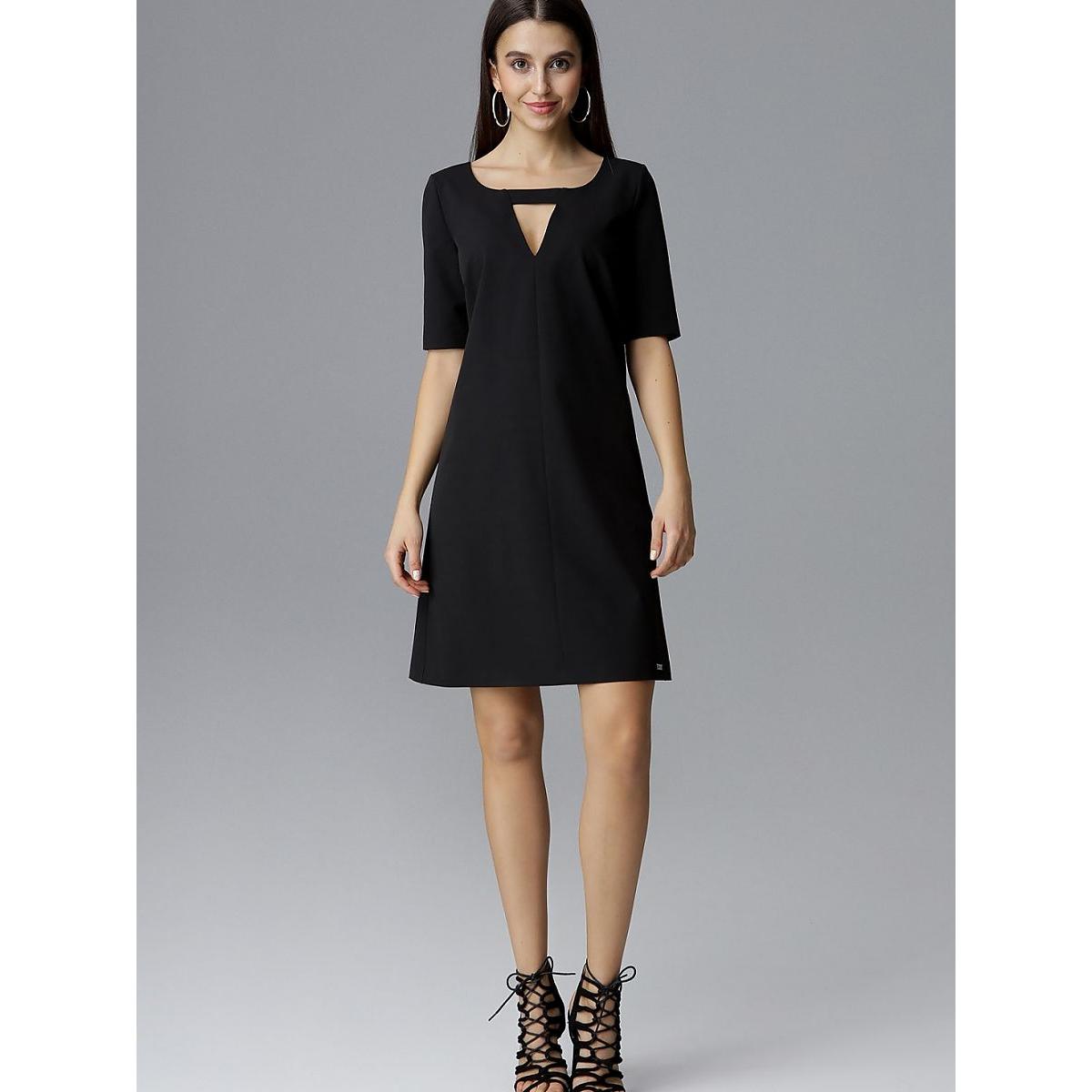 Figl, Damen, Kleider, Alltagskleid, Schwarz, (XL)