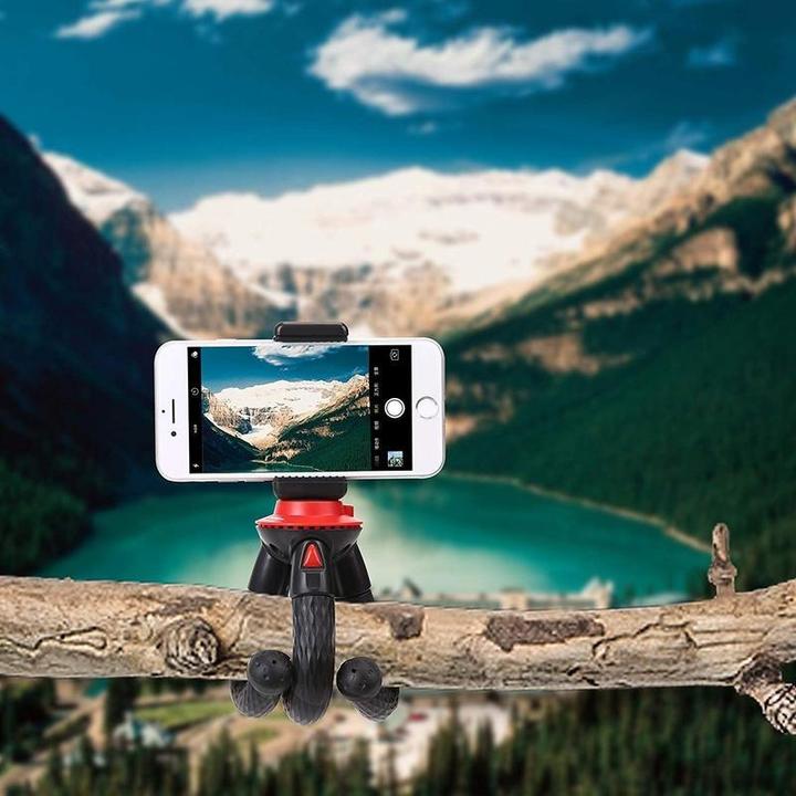 Immagine prodotto Fotopro Treppiede UFO Mini nero/rosso con supporto per telefono e GoPro