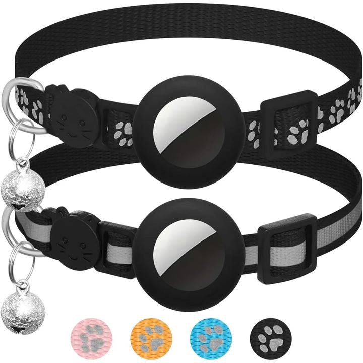 Suba 2-pack AirTag cat collar (Cat)