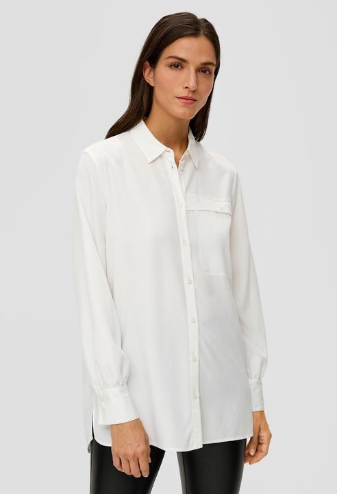 Produktbild s.Oliver Bluse Twill-Bluse aus Viskosemix (44)