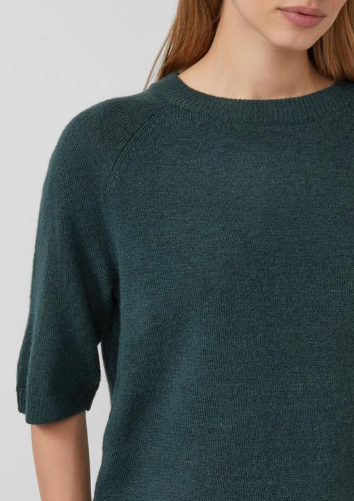 Produktbild s.Oliver Strickpullover Kurzarmpullover aus Alpakamix (32)