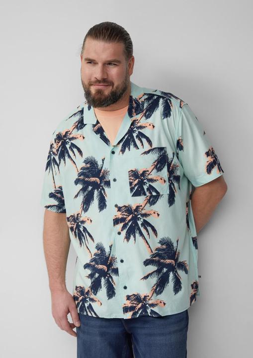Produktbild S.Oliver Hemd Resort Fit: Kurzarmhemd aus Viskosemix (XXL)