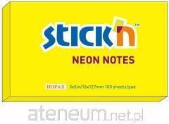 Immagine prodotto B.N.T. Notes Stick'N NEON gul 76x127mm 100blade - (12 pezzi)