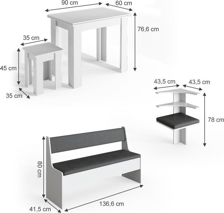 Actual product image Vicco Roman with table