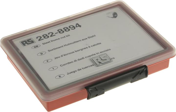 Produktbild RS PRO Stahl-Hutmuttersatz M3-M8 (M3, M4, M5, M6, M8)