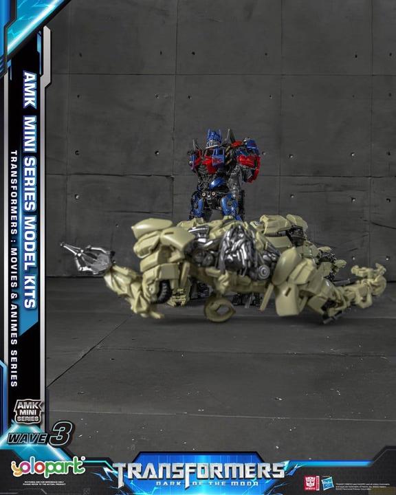Actual product image Yolopark Transformers Generation One figurine Plastic Model Kit AMK Mini Series Wave 3 Optimus Prime TF 3 11