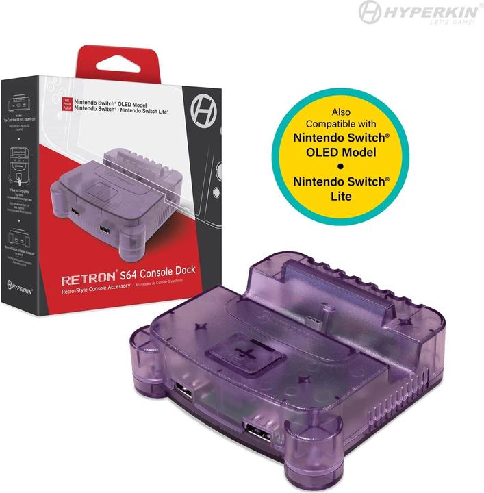 Immagine prodotto Hyperkin Dock per console Retron S64 - Switch (viola) (Switch)