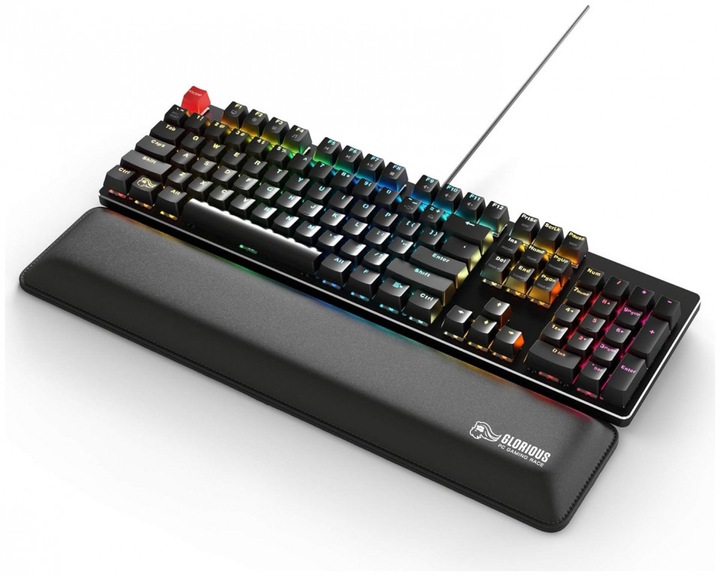 Produktbild Glorious PC Gaming Race PC Gaming Race Tastatur-Handgelenkauflage Schwarz | 430x100x25mm