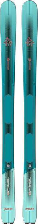 Salomon SKIS N MTN EXPLORE 88 W Azzurro/Tq (161 cm, Senza rilegatura)