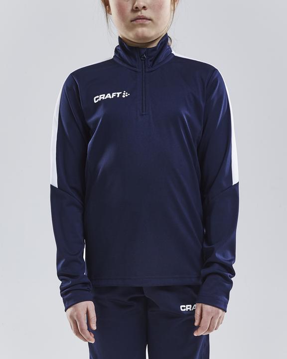 Actual product image Craft Progress Halfzip Ls Tee Jr (122, 128)