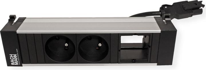 Produktbild Bachmann POWER FRAME - Steckdosenleiste - Wechselstrom 230 V (2 x, CEE 7/5, CEE 7/3, 0.20 m)