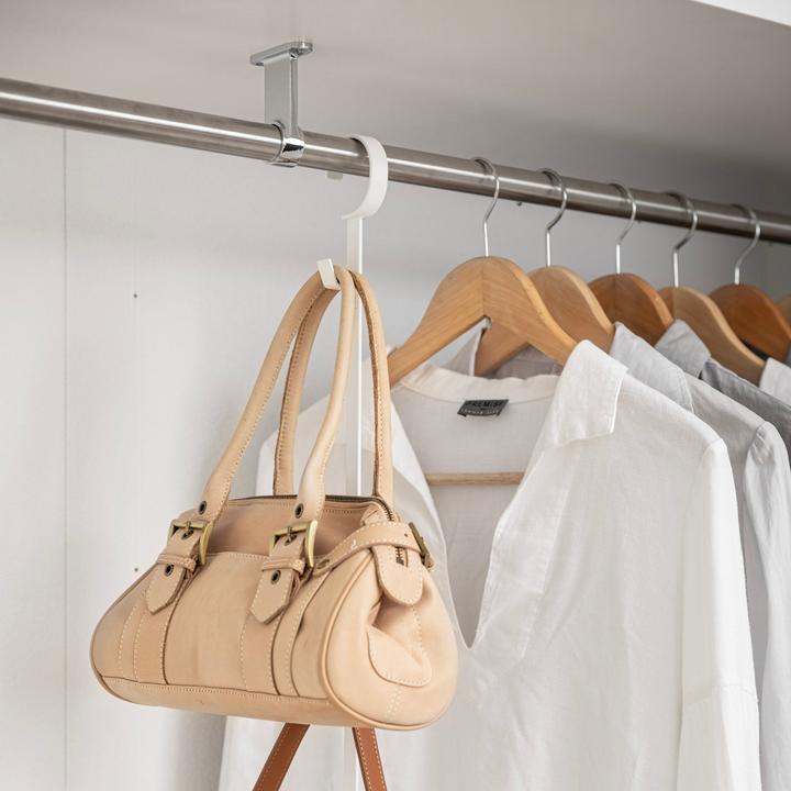 Actual product image Yamazaki 2-stöckige ausziehbare Kleiderstange SMART