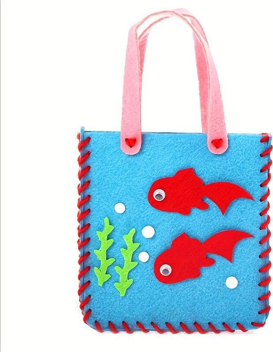 Actual product image Activity Board Sewing kit for children, sewing kit for handbag, craft kit for children, DIY craft, DIY children