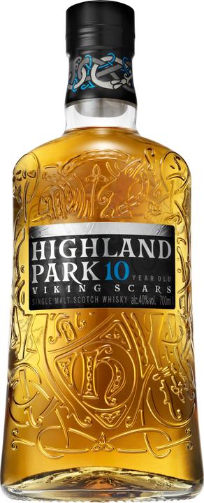 Produktbild Highland Park 10 Years Old Viking Scars Single Malt Scotch Whisky mit Etui (Single Malt, Scotch Whisky)