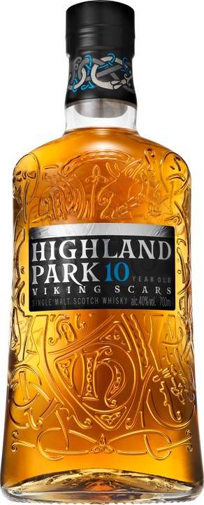 Produktbild Highland Park 10 Years Old Viking Scars Single Malt Scotch Whisky mit Etui (Single Malt, Scotch Whisky)