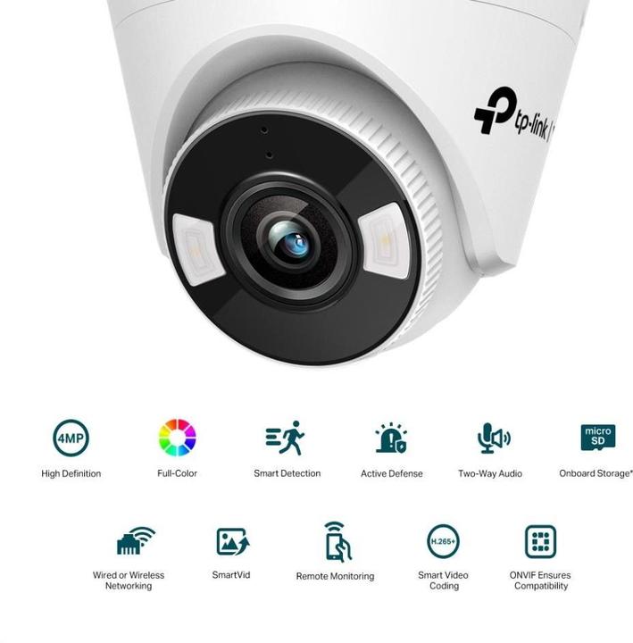 Produktbild TP-Link VIGI C440(2.8MM) - Revolverkamera, 4MP, 2.8mm, Voll-Farbe (2560 x 1440 Pixels)