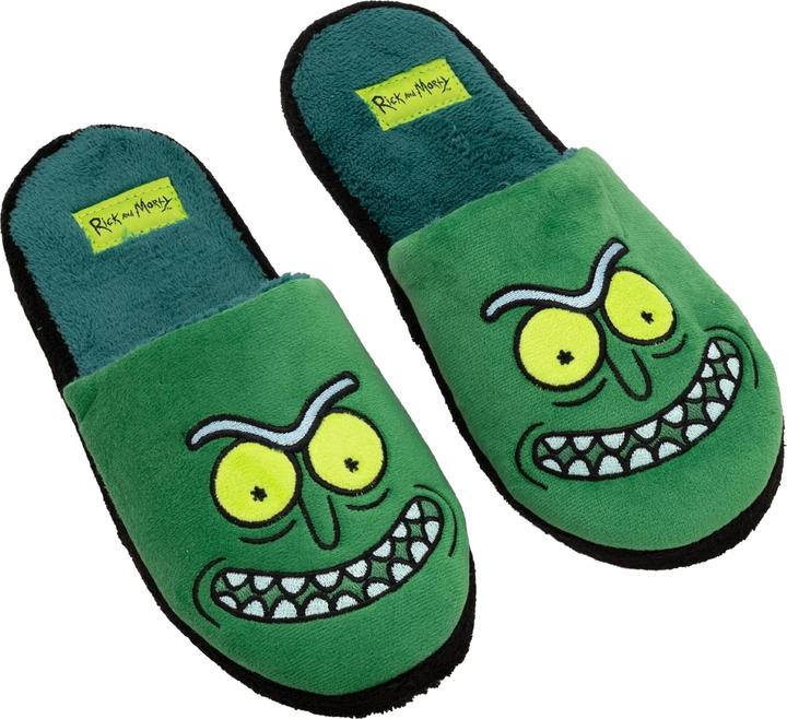 Actual product image Rick And Morty Mens Pickle Rick Slippers (39.5)