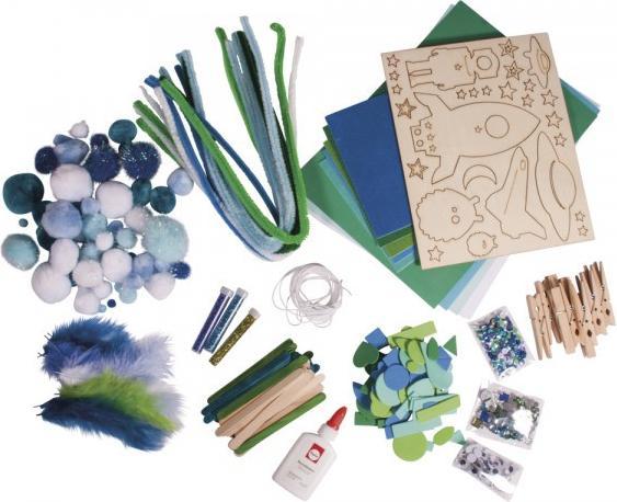 Image du produit Rayher Mega-Bastelbox Space 1000 pièces