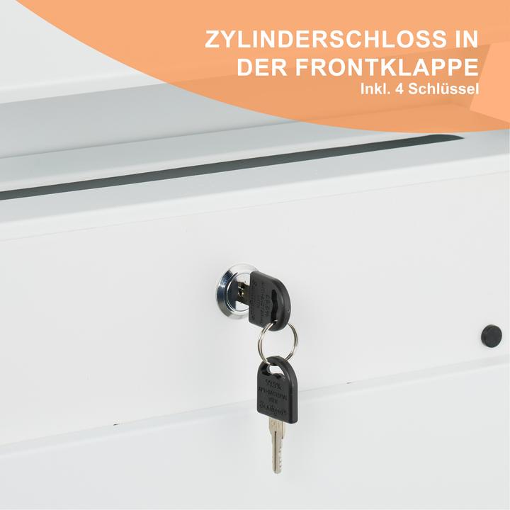 Image du produit Relaxdays Briefkasten mit Zeitungsfach
