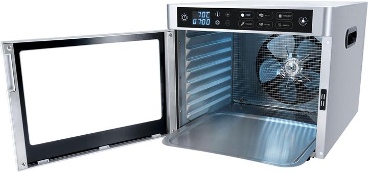 Produktbild Steba ED 80 Steel Deluxe Dörrautomat 8 Aufsätze 35-85°C LED - Display