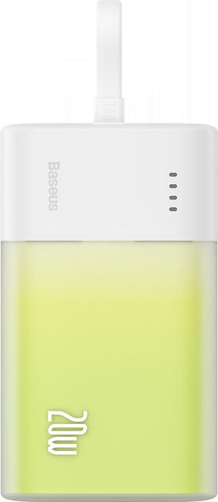 Immagine prodotto Baseus Popsicle 5200mAh 20W Powerbank with Built-in Lightning Cable (+ White Simple USB-C - U (5200 mAh, 20 W, 19.24 Wh)