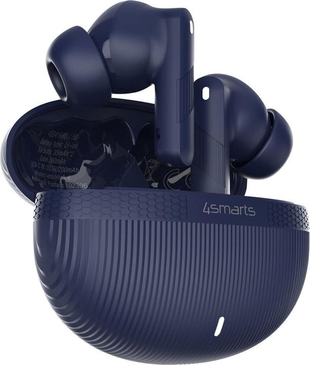 Produktbild 4smarts TWS Bluetooth Kopfhörer SkyBuds Pro ANC (ANC, 20 h, Kabellos)