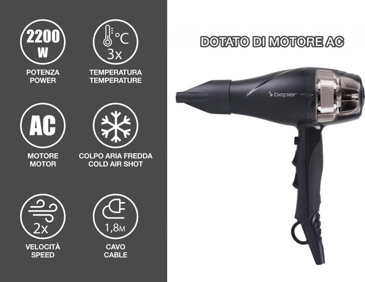Produktbild Beper Hair dryer P301ASC002 (2200 W)