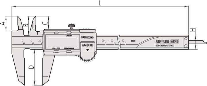 Produktbild Mitutoyo Messschieber (20 cm)