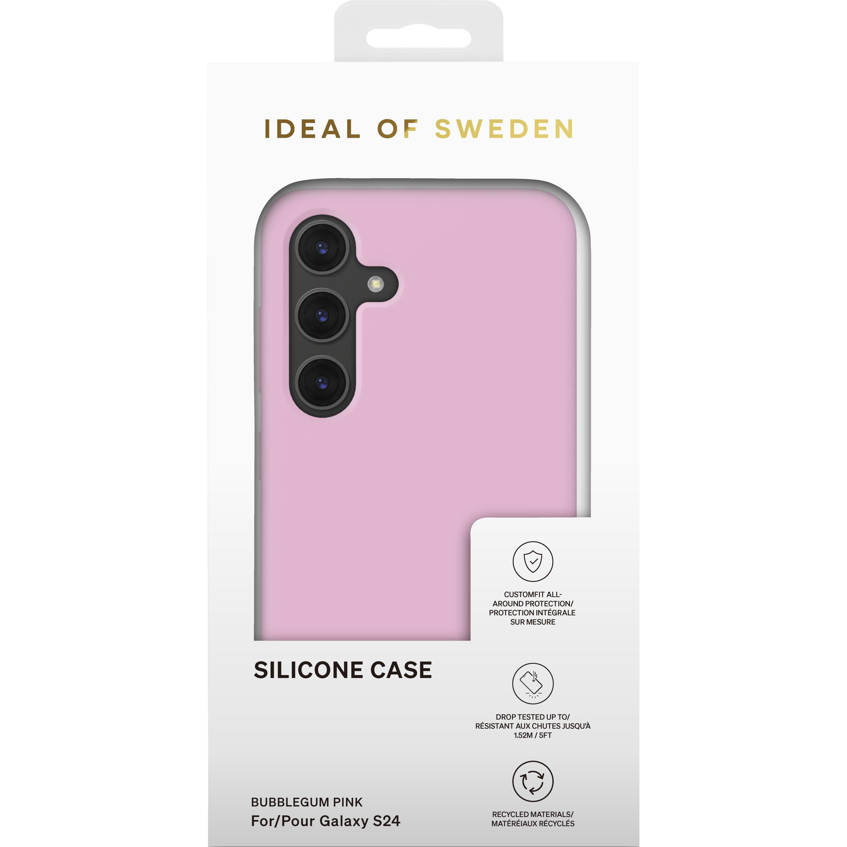 iDeal Of Sweden Silicone Case - Bubble Gum Pink (Samsung Galaxy S24), Smartphone Hülle, Pink