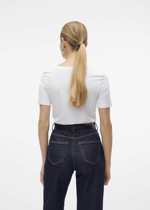 Actual product image Vero Moda Scoop neck top with short sleeves (XL)