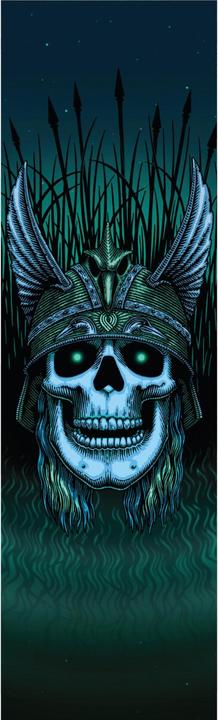 Actual product image Green Skull 10.5" Griptape