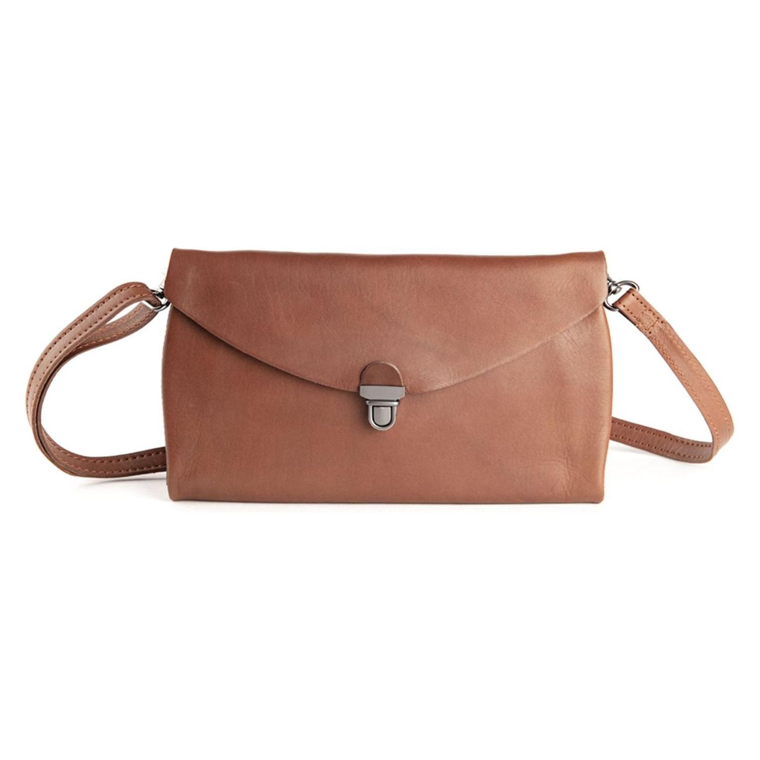 Harolds, Damen, Handtasche, Fold Handbag Clutch, Braun