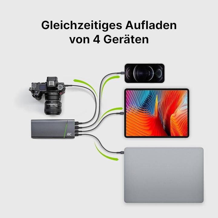 Produktbild GreenCell bank (Zusatzakku) Play Ultra (26800 mAh, 128 W, 99.16 Wh)