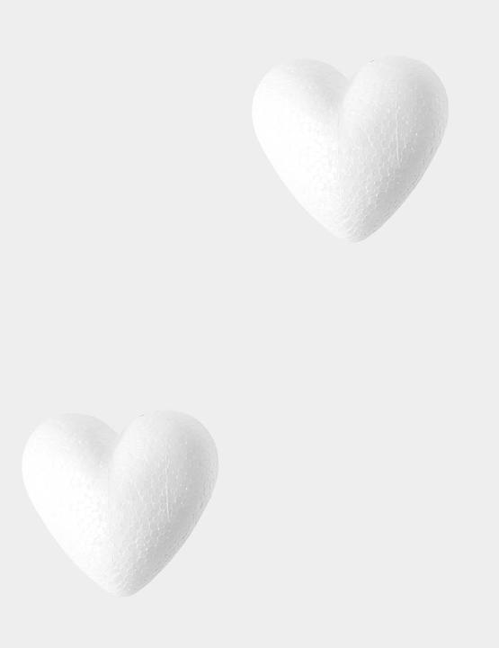 Actual product image I Am Creative Styrofoam full heart