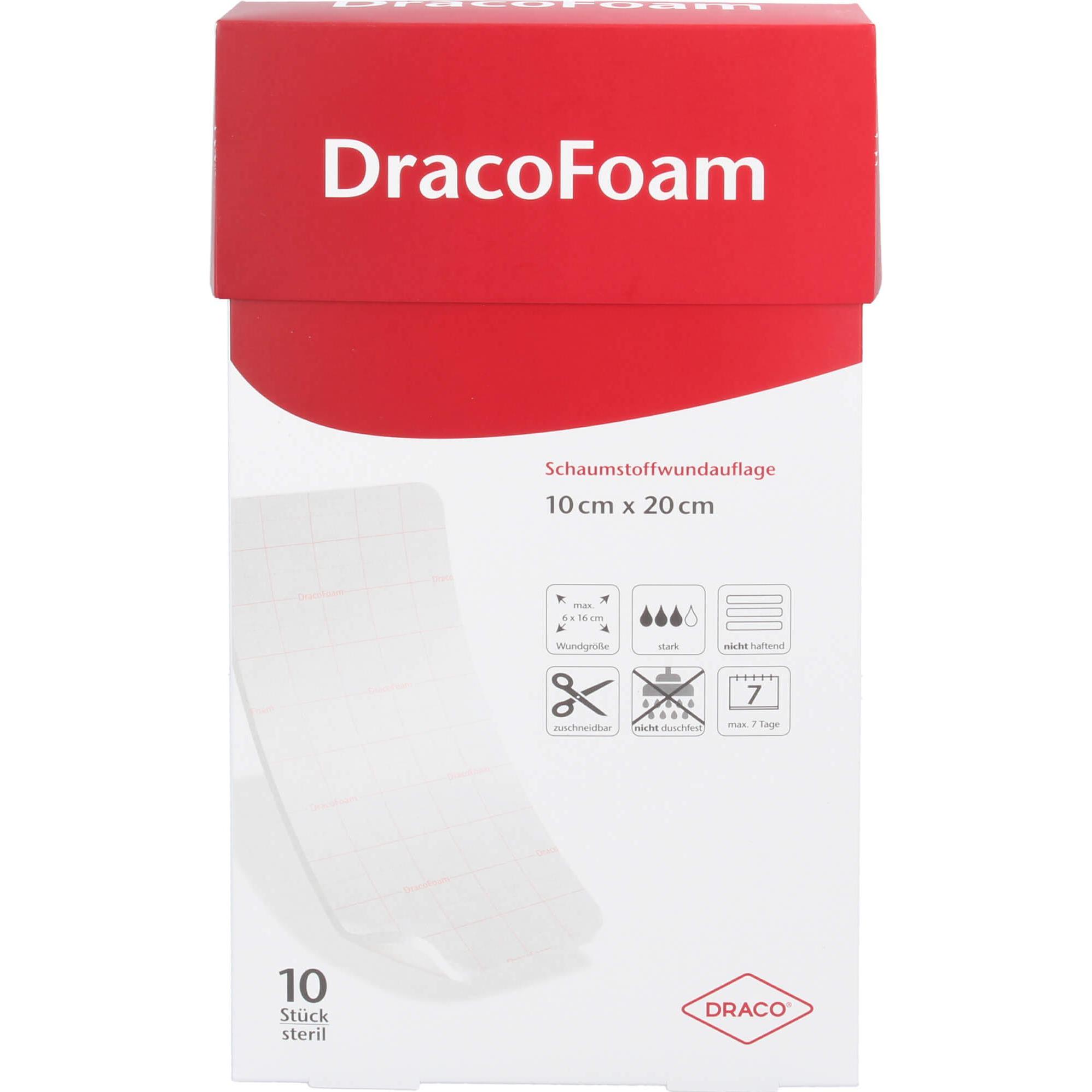 Dr. Dry, Verbandsmaterial, DracoFoam Schaumstoffverband, 10 St VER