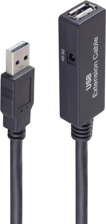 Image du produit Shiverpeaks ®-BASIC-S--Rallonge USB 2.0, ACTIVE, A mâle vers A femelle, USB 2.0, 10,0m (10 m, USB 2.0)