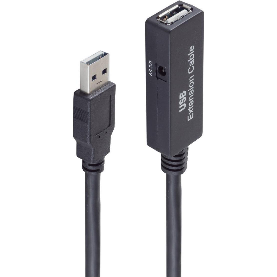 Shiverpeaks -BASIC-S--USB 2.0 Verlängerung, AKTIV, A Stecker auf A Buchse, USB 2.0, 10,0m (10 m, USB 2.0), USB Kabel