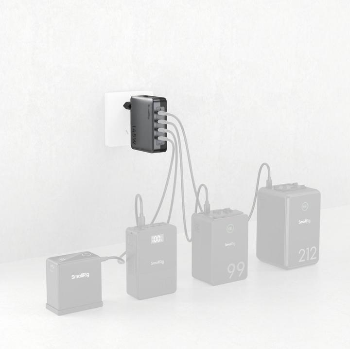 Produktbild SmallRig 145W 4-Port PD Power Adapter (EU Standard) 4748 (145 W)