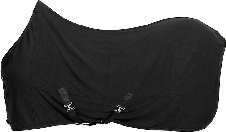 Fouganza Abschwitzdecke Pony/Pferd - Polar Basic schwarz