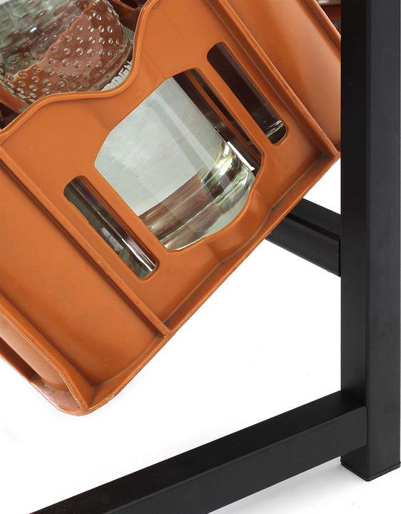 Actual product image Wiltec Toboli crate rack 6 crates Beverage crate rack Steel beverage rack