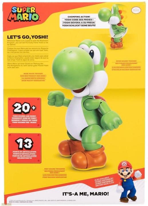 Actual product image Jakks Pacific World of Nintendo: Yoshi! - Let's Go!