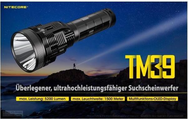 Actual product image Nitecore TM39 - 5200 lumen (30 cm, 5200 lm)