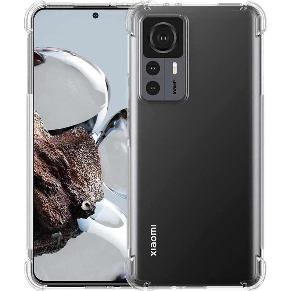 Thumbnail - Screenguard Xiaomi 12T Pro Hülle Crystal Soft Airbag Bumper (Xiaomi 12T Pro), Smartphone Hülle, Transparent