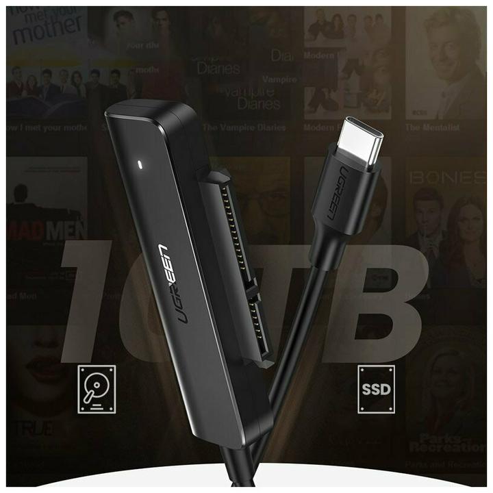 Immagine prodotto Ugreen Adattatore da USB-C a SATA 3.0 per HDD SSD da 2,5" SATA