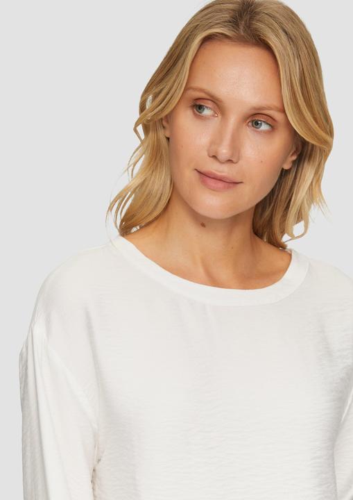 Produktbild S.Oliver Bluse Viskose-Bluse mit elastischem Saum (48)