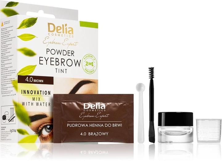 Image du produit Delia Cosmetics Delia - Henna for eyebrows powder 4.0 Bronze 4g (4.0 Marron)