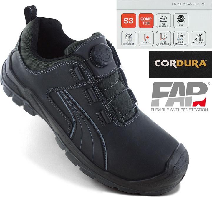 Image du produit Puma Cascades Disc Low MLI-S45B1 Noir (S3, 46)