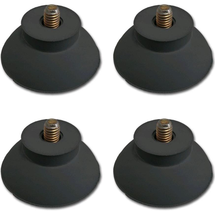 Graef Gummisaugfüsse, Aufschnittmaschine, Schwarz