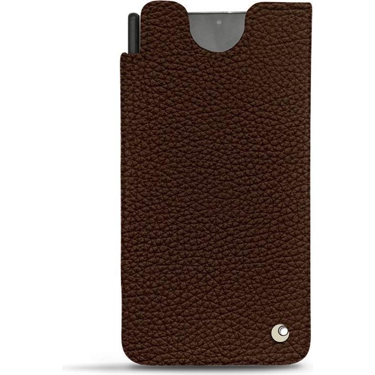 Noreve Lederschutzhülle (Samsung Galaxy S21 Ultra), Smartphone Hülle, Braun