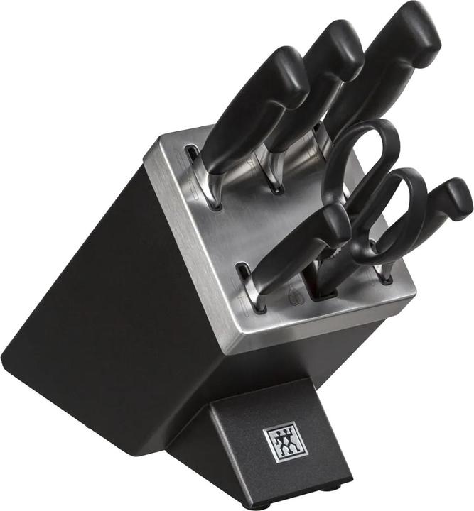 Actual product image Zwilling 1002455 Gourmet Self-sharpening Knife Block 7 pieces, grey